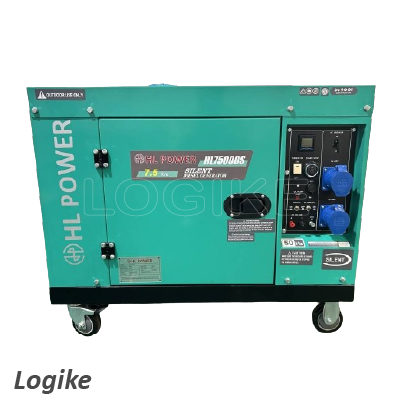 HL Power UK 7.5Kva Diesel Silent Automatic Generator