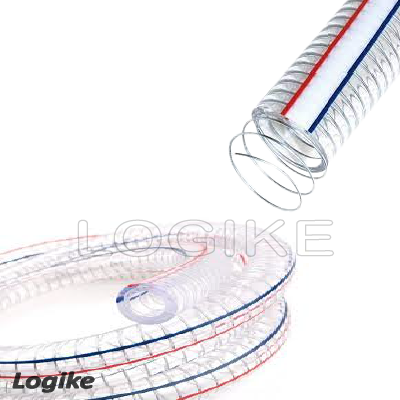 1 Inch 12 Meter Clear Steel Suction Pipe