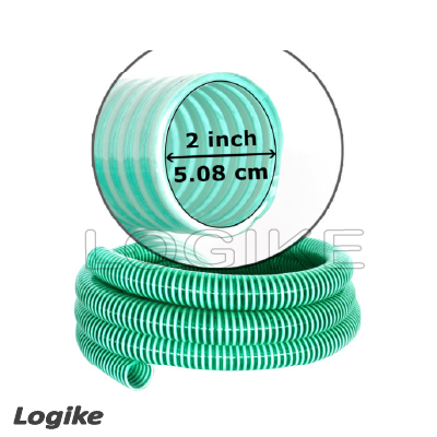 2 Inch Hard Ring 30 Meter Roll Suction Pipe (Green)