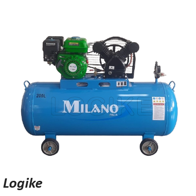 Milano 300L Double Piston Petrol Air Compressor